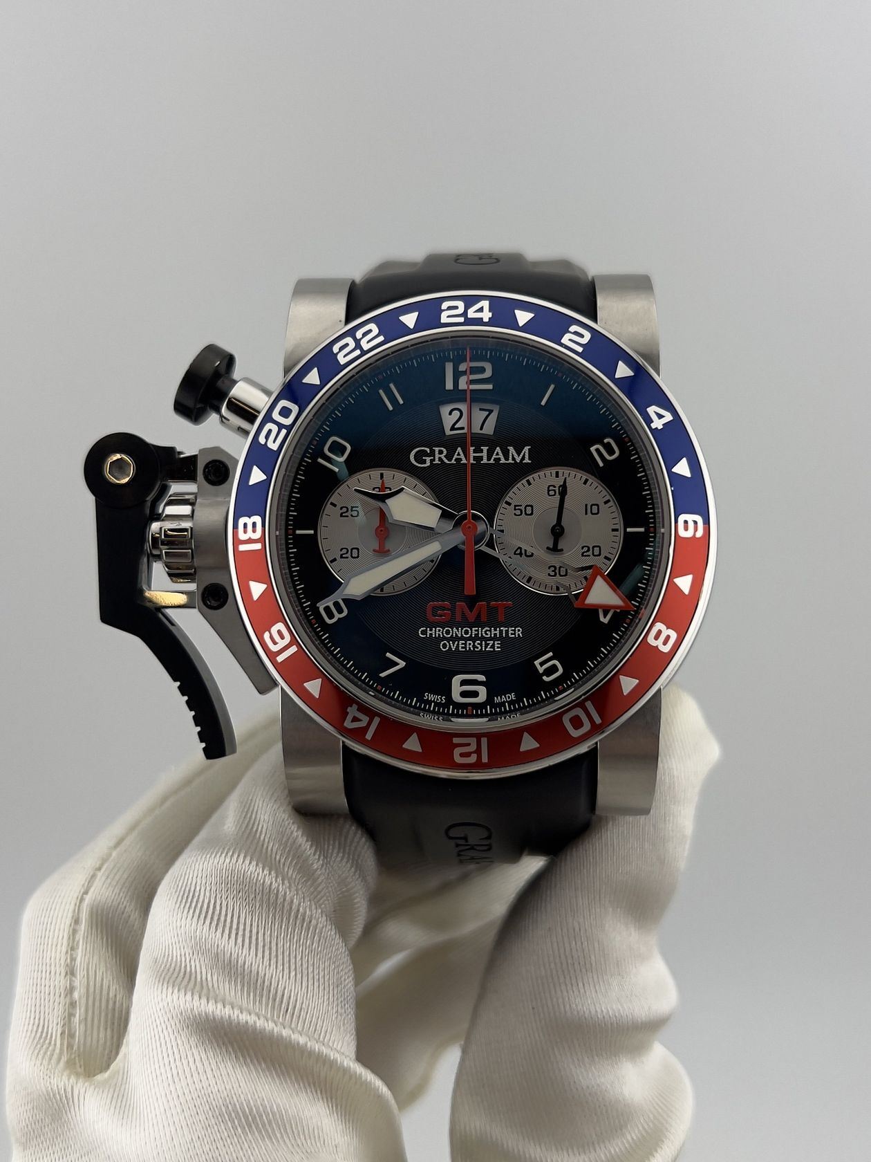 Graham Chronofighter Oversize Pepsi