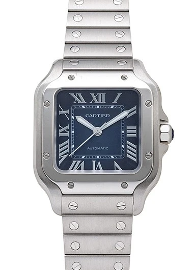 Cartier Santos Blue Dial