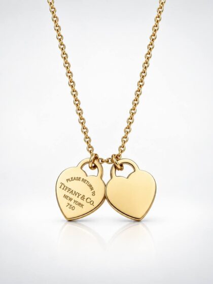 Колье Tiffany & Co Double Heart